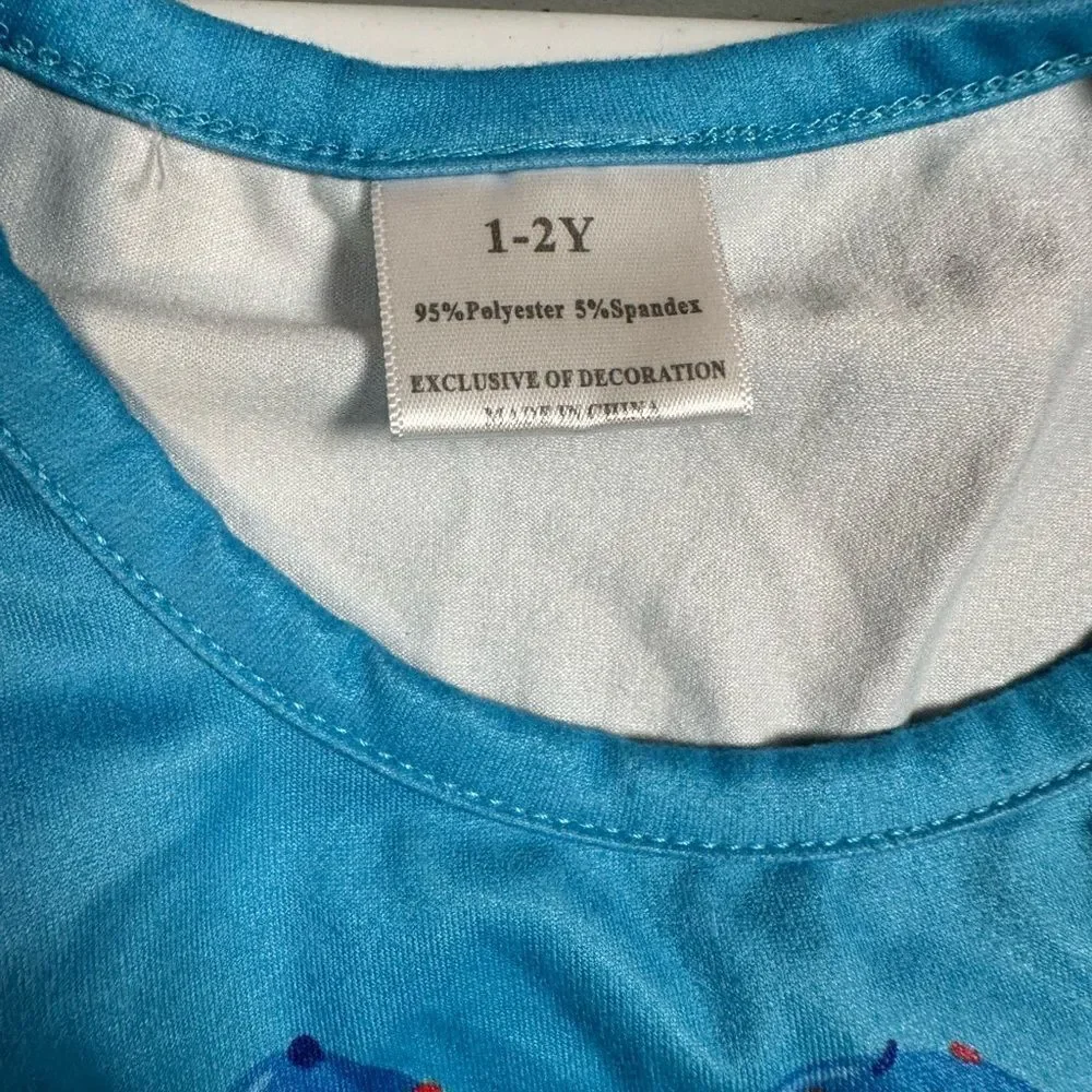 EUC Toddler Girls Lot of Romper & Short Set - Summer July 4th Ruffle Shorts - 2T